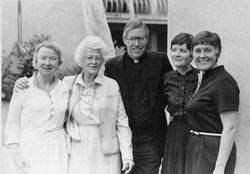 Mary Raymunde McKay, Dorothy Leavey, Donald Merrifield, Mary David Collins, Renee Harrangue