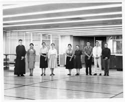 Library staff in Von der Ahe Library