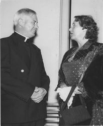 Jos S. Bruscher, S.J., and Margaret Truman