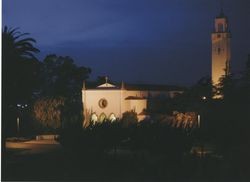 Sacred Heart Chapel, night view