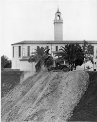 Bluff construction near Church of the Sacred Heart