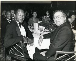 James N. Loughran, S.J., with Mayor Tom Bradley