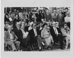 William H. Hannon family at student apartments dedication