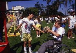 LMU Special Games, playing basketball