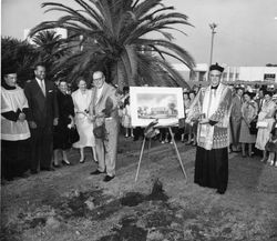 Von der Ahe Library ground breaking ceremony