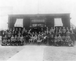 Los Angeles College Jesuit faculty and students