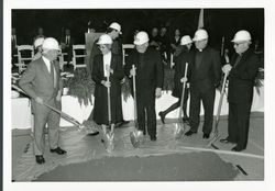 Leavey Center ground breaking ceremony