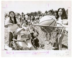 LMU Special Games, playing basketball