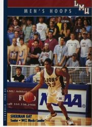 Sherman Gay, Loyola Marymount University Men's Hoops Card