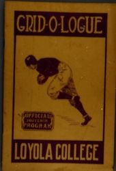 Loyola College football souvenir program