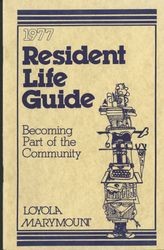 Resident Life Guide, 1977