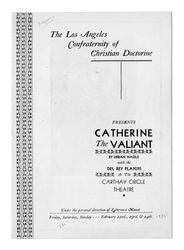 Catherine the Valiant, 1935