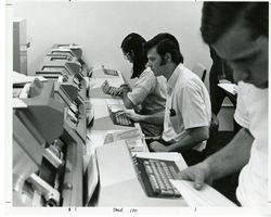 Students in St. Robert's Hall computer lab