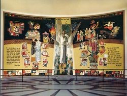 Loyola Marymount Tapestry designed by Millard Sheets