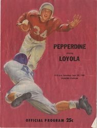 Pepperdine vs. Loyola football program, 1950