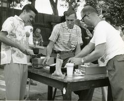 Loyola Alumni Barbeque attendees, circa 1965