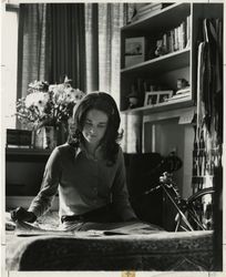 Female Student in dormitory