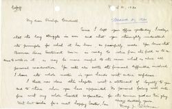 Mary J. Workman letter to Fr. John J. Cantwell, Mar 31, 1920