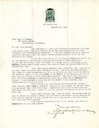 Joseph Glass letter to Mary J. Workman, Oct 10, 1917