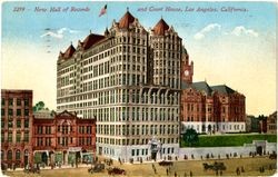 New Hall of Records and Court House, Los Angeles, California