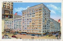 Facade, Bullock's Store for Men, Broadway, Hill and Seventh, Los Angeles, California