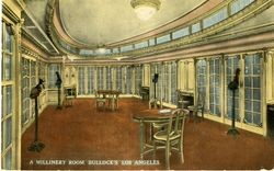 A Millinery Room, Bullock's, Los Angeles