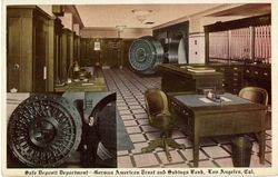 Safe Deposit Department--German American Trust and Savings Bank, Los Angeles, Cal