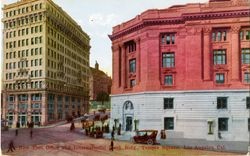 New Post Office and International Bank Bldg., Temple Square, Los Angeles, Cal