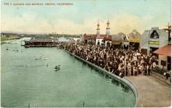 Lagoon and midway, Venice, California