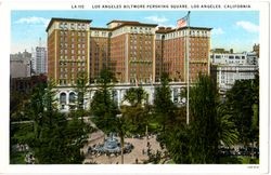 Los Angeles, Biltmore, Pershing Square, Los Angeles, California