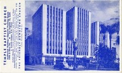 Auditorium Building, Temple Baptist Church, Los Angeles, Calif