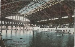 Interior of the new $100,000 Bath House and Plunge, Venice, Cal