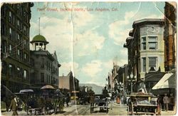 Main Street, looking north, Los Angeles, Cal