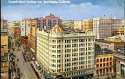 Seventh Street, looking west, Los Angeles, California