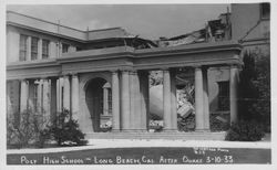 Poly High School, Long Beach, Cal. after quake 3-10-33