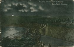 Palisades and Long Wharf by moonlight, Santa Monica, California