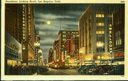 Broadway, looking south, Los Angeles, Calif