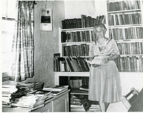 Interior Trabuco Branch Library, 1957