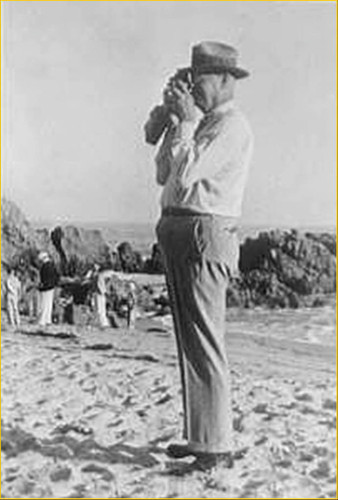 James Harvey Irvine, Sr., at Laguna Beach, 1947