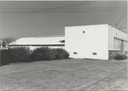 Van Hunnick Dairy service buildings, 9121 Valley View Street (built ca. 1925), Cypress, 1989