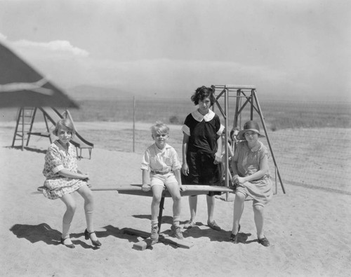 Children with Maid at Dana Point