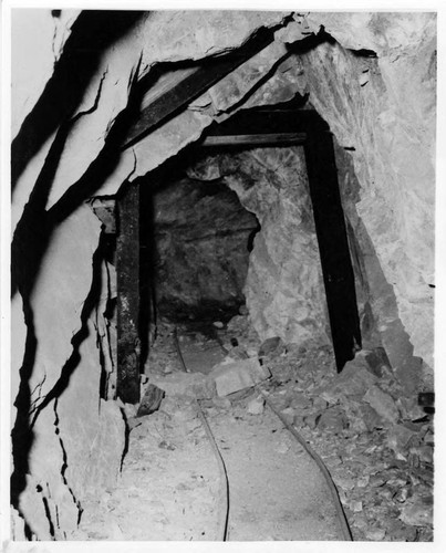 Blue Light Mine interior