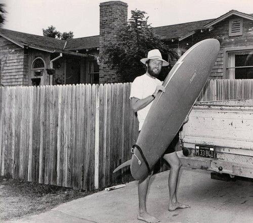 Surfer Allan Seymour, Capistrano Beach