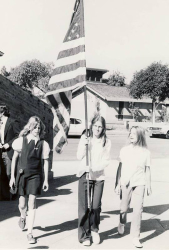 University Park Library's dedication day, 1975