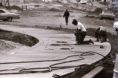 Laguna Beach Boardwalk Construction