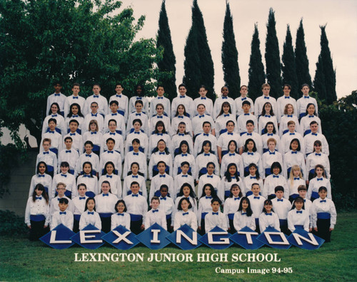 Lexington Jr. High School 1994-1995 Band