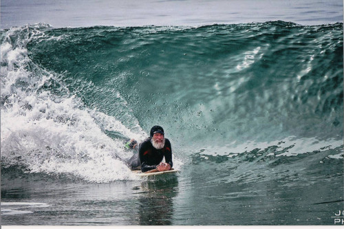 Surfing at Salt Creek, Dana Point