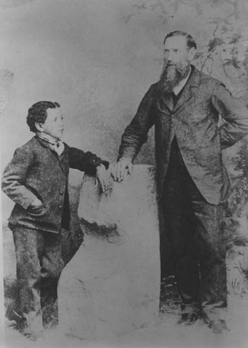 Jonathan E. Bacon and foster son