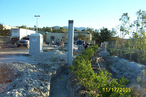 Foothill Ranch Library solar array project begins, January 2005