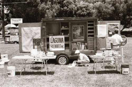 Environmental Trailer at a Toll Road Protest in Irvine